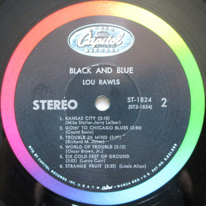 Lou Rawls : Black And Blue (LP, Album)