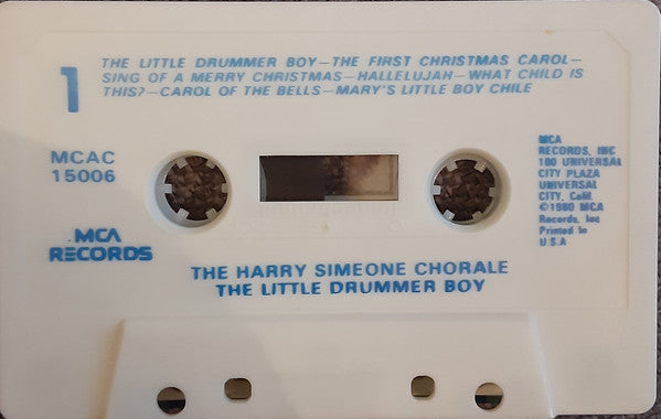The Harry Simeone Chorale : The Little Drummer Boy (Cass, Album)