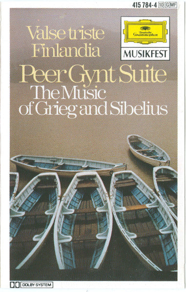 Edvard Grieg, Jean Sibelius : Peer Gynt Suite Finlandia Valse Triste The Music Of Grieg And Sibelius (Cass, Comp)