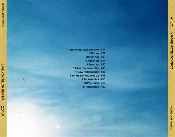 Wilco : Yankee Hotel Foxtrot (CD, Album, Enh, RP, Cin)