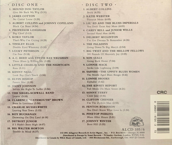 Various : The Alligator Records 20th Anniversary Collection (2xCD, Comp, Club, RE)