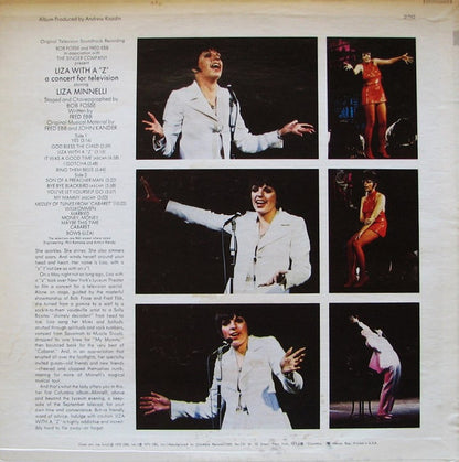 Liza Minnelli : Liza With A "Z" (A Concert For Television) (LP, Album, RE, San)