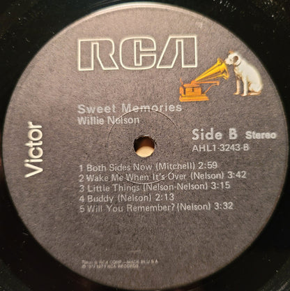 Willie Nelson : Sweet Memories (LP, Comp, Ind)