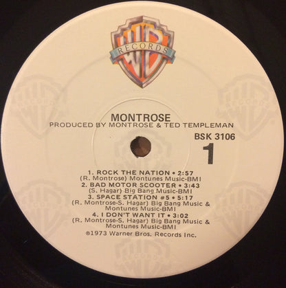 Montrose (2) : Montrose (LP, Album, RE, Win)