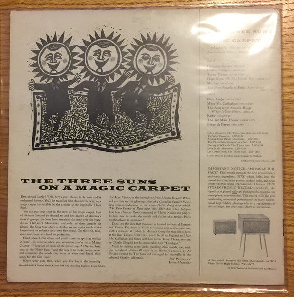 The Three Suns : On A Magic Carpet . . . (LP, Album)
