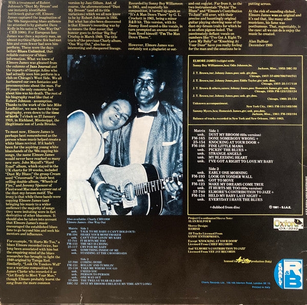 Elmore James : Got To Move (LP, Comp)