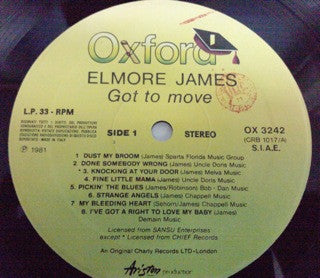 Elmore James : Got To Move (LP, Comp)