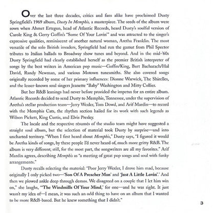 Dusty Springfield : Dusty In Memphis (CD, Album, Club, Dlx, RE, RM, Jew)