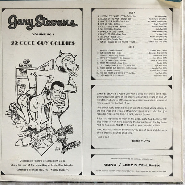 Various : Gary Stevens Presents 22 Good Guy Goldies Volume I (LP, Comp, Mono)