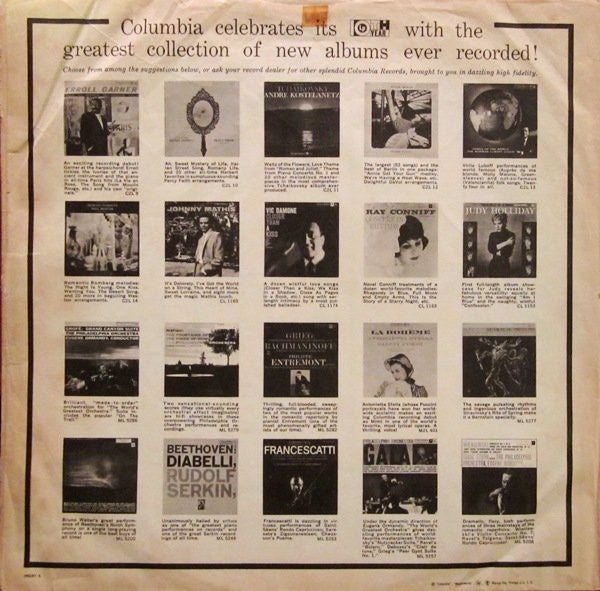 Johnny Mathis : Heavenly (LP, Album, Mono, Ter)