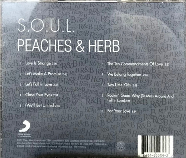 Peaches & Herb : S.O.U.L. (CD, Comp)
