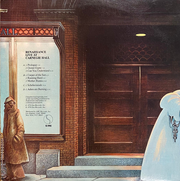 Renaissance (4) : Live At Carnegie Hall (2xLP, Album, Ter)