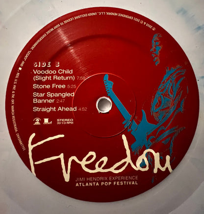 Jimi Hendrix Experience* : Freedom: Atlanta Pop Festival (LP, Album, Ltd, RE, Whi)