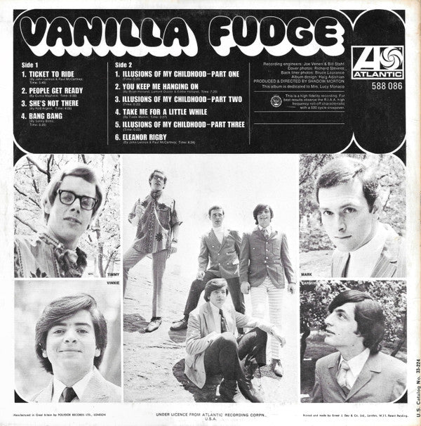 Vanilla Fudge : Vanilla Fudge (LP, Album)