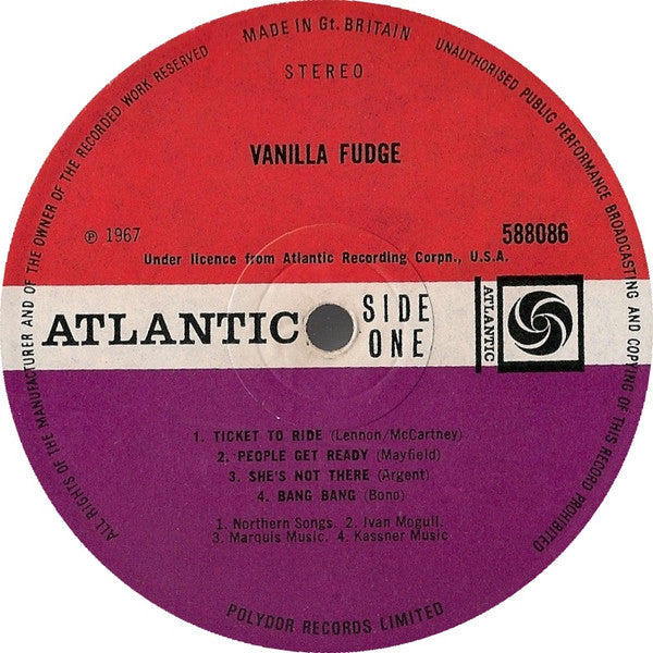 Vanilla Fudge : Vanilla Fudge (LP, Album)