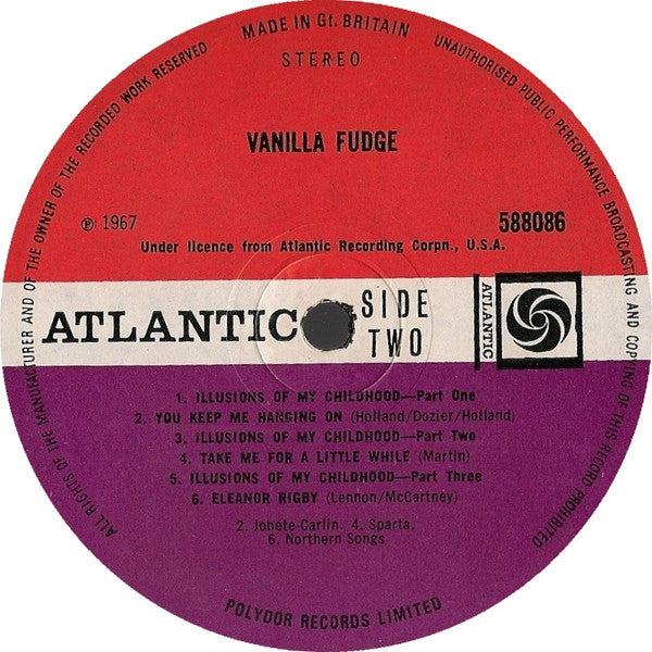 Vanilla Fudge : Vanilla Fudge (LP, Album)