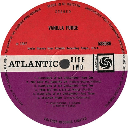 Vanilla Fudge : Vanilla Fudge (LP, Album)