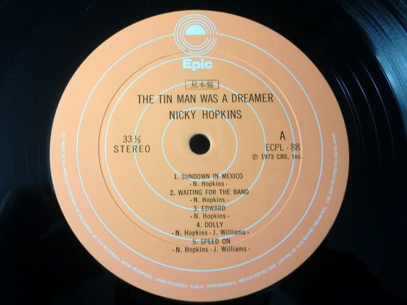Buy Nicky Hopkins : The Tin Man Was A Dreamer (LP, Album, Promo