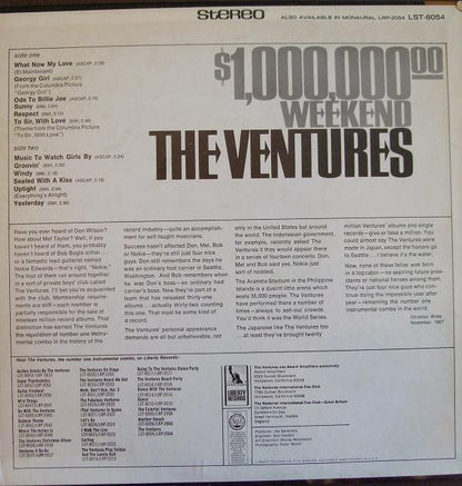 The Ventures : $1,000,000.00 Weekend (LP, Album, Ter)