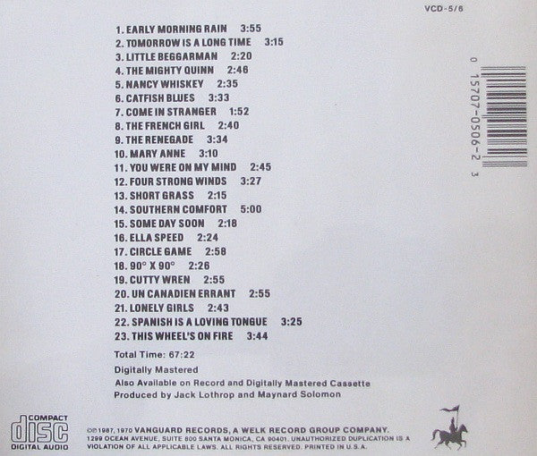 Ian & Sylvia : Greatest Hits (CD, Comp, RE, RM)