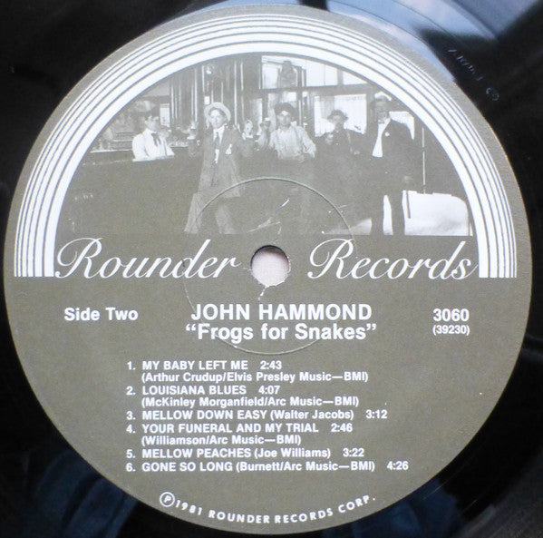John Hammond* : Frogs For Snakes (LP, Album)