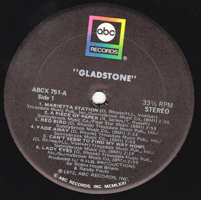 Gladstone : Gladstone (LP, Album)