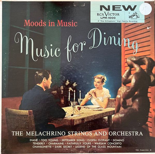 The Melachrino Strings : Music For Dining (LP, Album, Mono, RE, Ind)