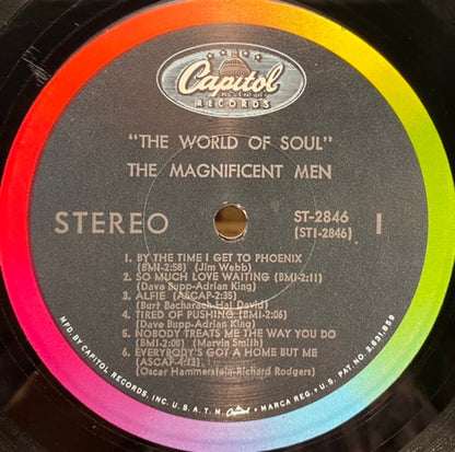 The Magnificent Men : The World Of Soul (LP, Album, Scr)