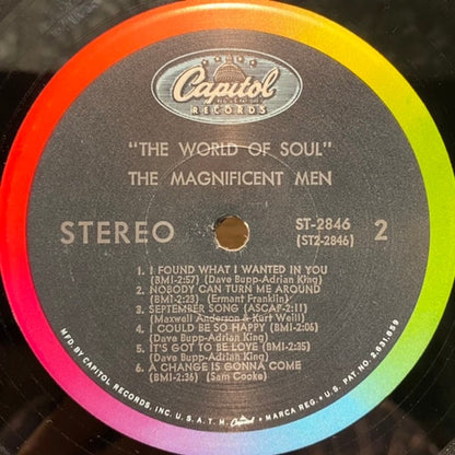 The Magnificent Men : The World Of Soul (LP, Album, Scr)