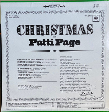 Patti Page : Christmas With Patti Page (LP, Album, Pit)