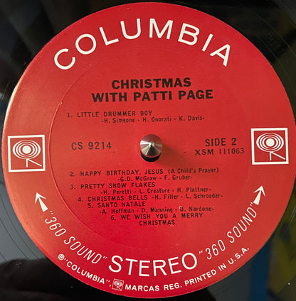 Patti Page : Christmas With Patti Page (LP, Album, Pit)