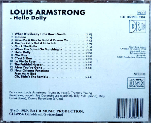 Louis Armstrong : Hello Dolly (CD, Album)
