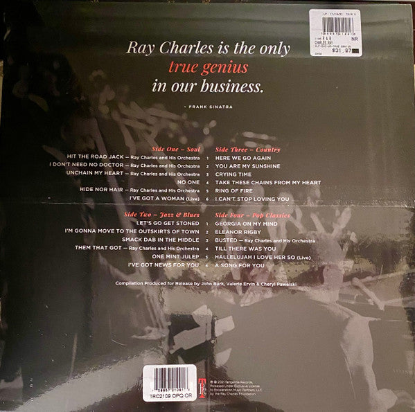 Ray Charles : True Genius - Sides Of Ray (2xLP, Comp, RM, Opa)