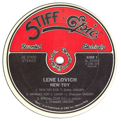 Lene Lovich : New Toy (12", MiniAlbum)