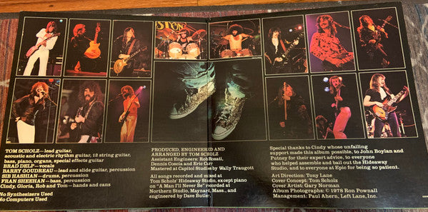 Boston : Don't Look Back (LP, Album, RE)