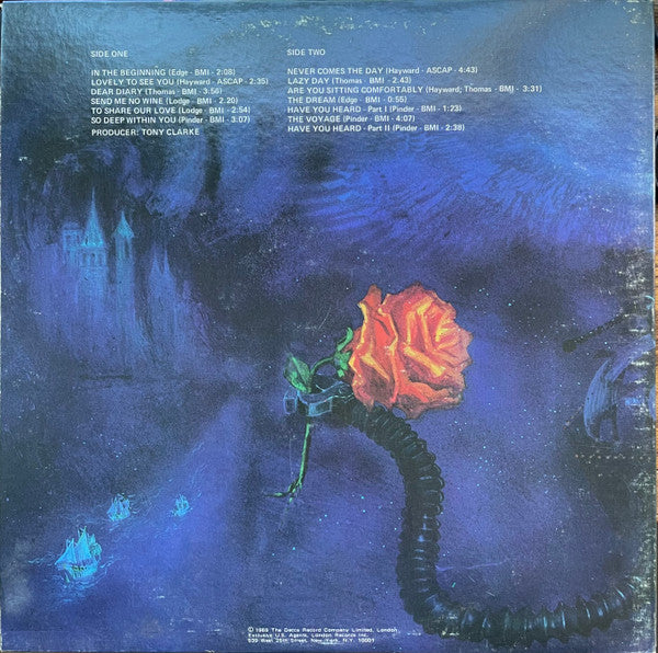 The Moody Blues : On The Threshold Of A Dream (LP, Album, Pit)