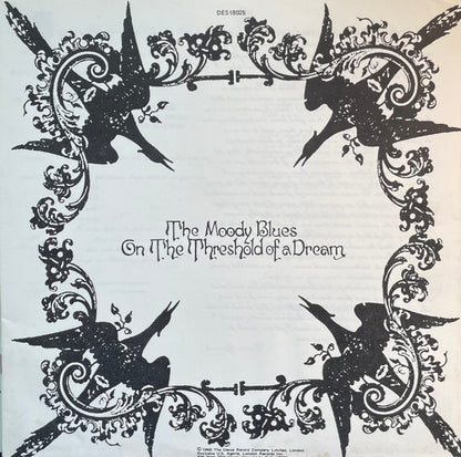 The Moody Blues : On The Threshold Of A Dream (LP, Album, Pit)