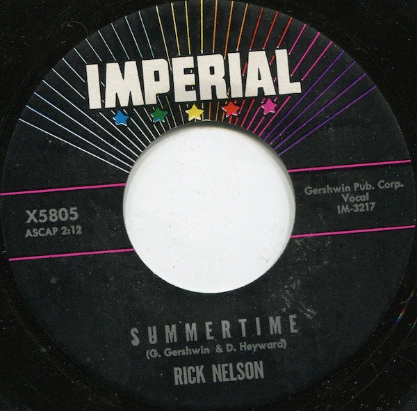 Ricky Nelson (2) : Young World / Summertime (7", Single)