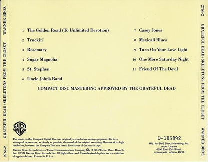 Grateful Dead* : Skeletons From The Closet (The Best Of Grateful Dead) (CD, Comp, Club, RE, RM)
