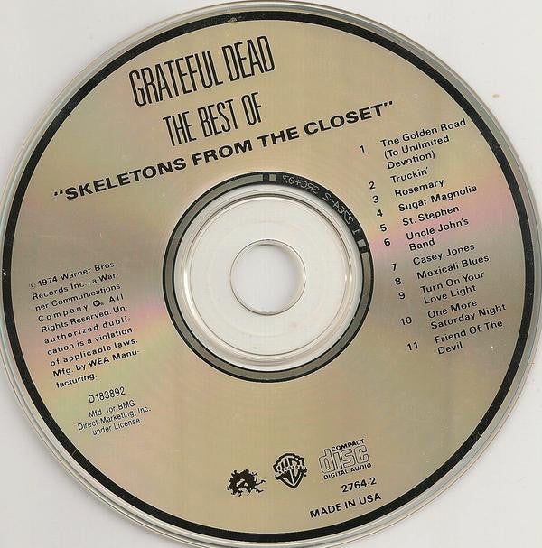 Grateful Dead* : Skeletons From The Closet (The Best Of Grateful Dead) (CD, Comp, Club, RE, RM)