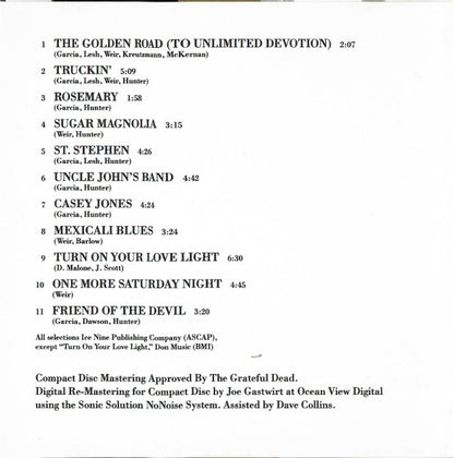 Grateful Dead* : Skeletons From The Closet (The Best Of Grateful Dead) (CD, Comp, Club, RE, RM)