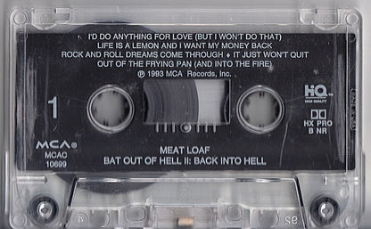 Meat Loaf : Bat Out Of Hell II: Back Into Hell (Cass, Album, Dol)