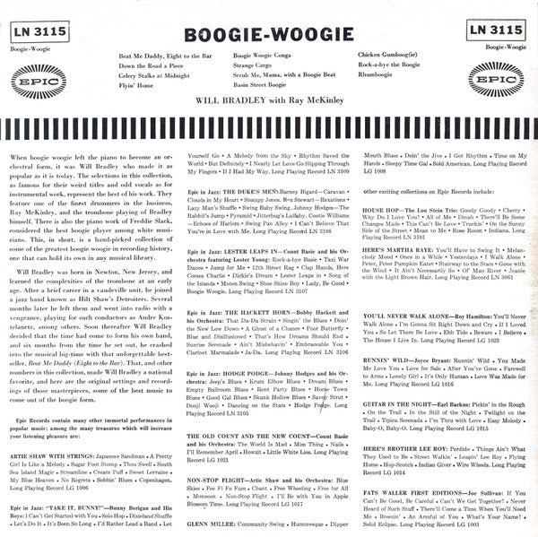 Buy Will Bradley & His Orch.* With Ray McKinley : Boogie-Woogie