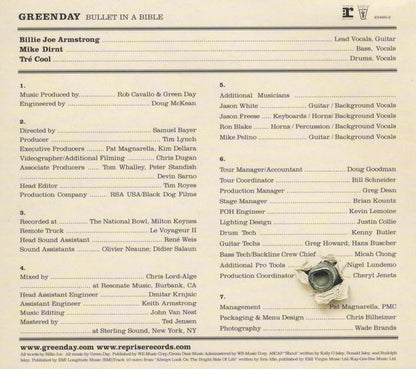 Green Day : Bullet In A Bible (CD, Album + DVD-V, NTSC)