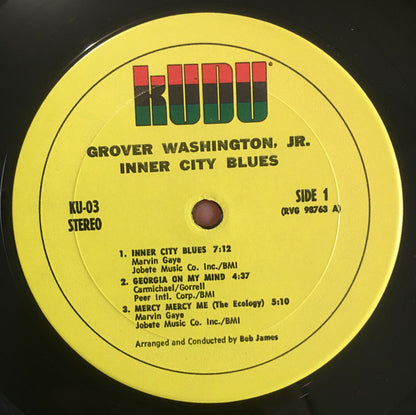 Grover Washington, Jr. : Inner City Blues (LP, Album, RE)