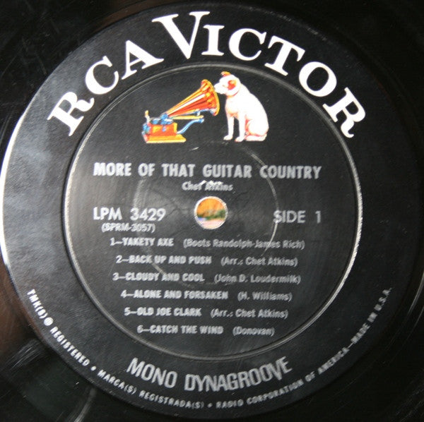 Chet Atkins : More Of That Guitar Country (LP, Album, Mono, Ind)