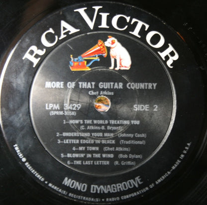 Chet Atkins : More Of That Guitar Country (LP, Album, Mono, Ind)