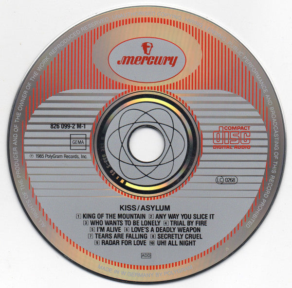 Kiss : Asylum (CD, Album)