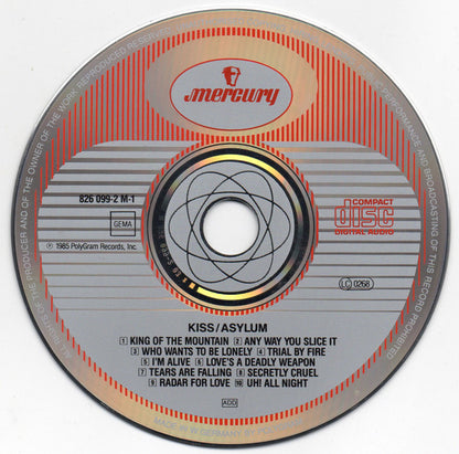 Kiss : Asylum (CD, Album)
