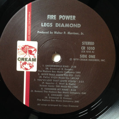 Legs Diamond (2) : Fire Power (LP, Album)